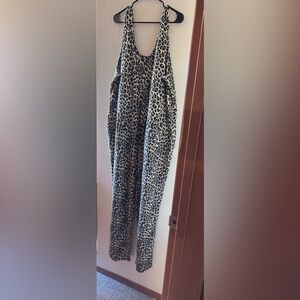 Torrid Sleep Leopard Print Tank Jumpsuit
